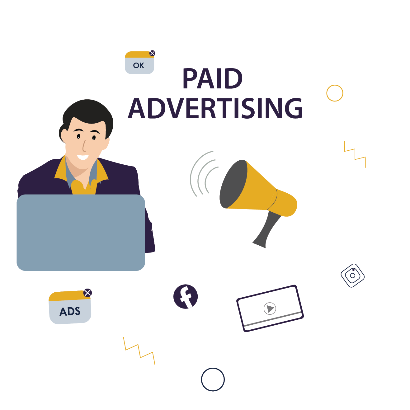 Paid advertising services
